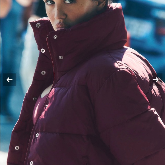 A & F Abercrombie and Fitch Puffer Jacket Large - Picture 6 of 7